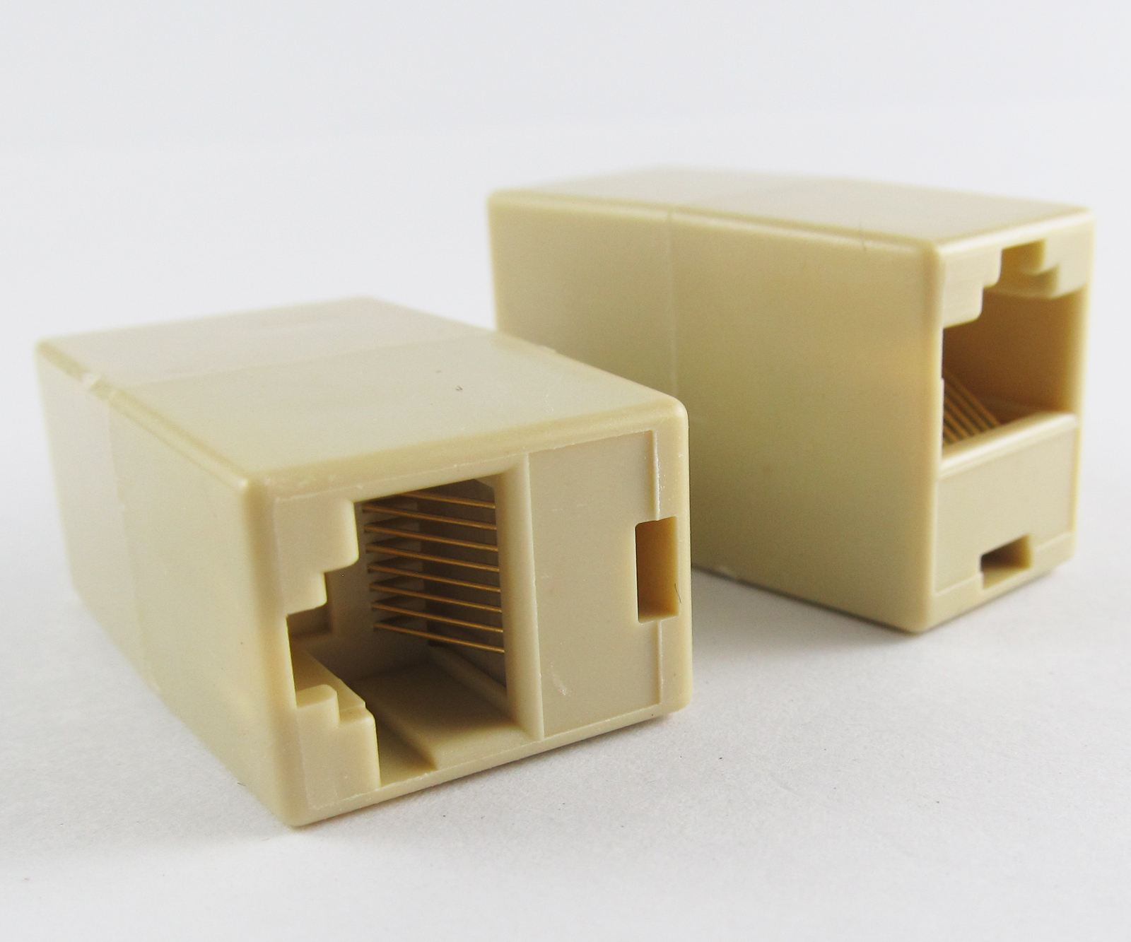 4pcs RJ45 Modular 8P8C Coupler Ethernet Network Extension Female FF Adapter