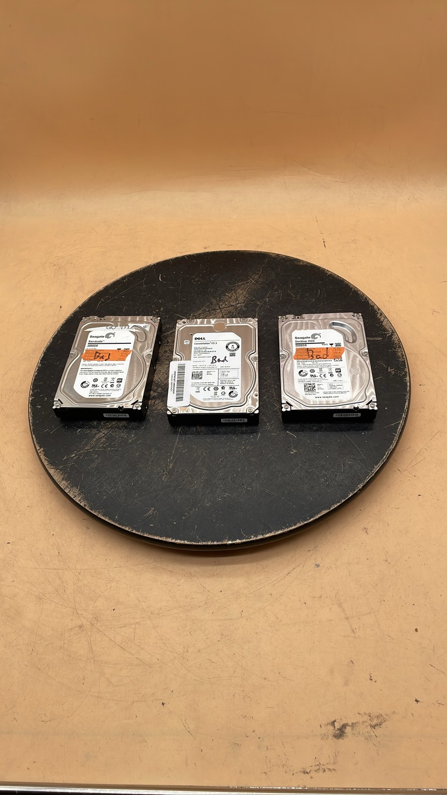 Dell ST4000NM0033 & Seagate 3.5" 2TB 3TB 4TB HDD Storage for Parts Lot of 3