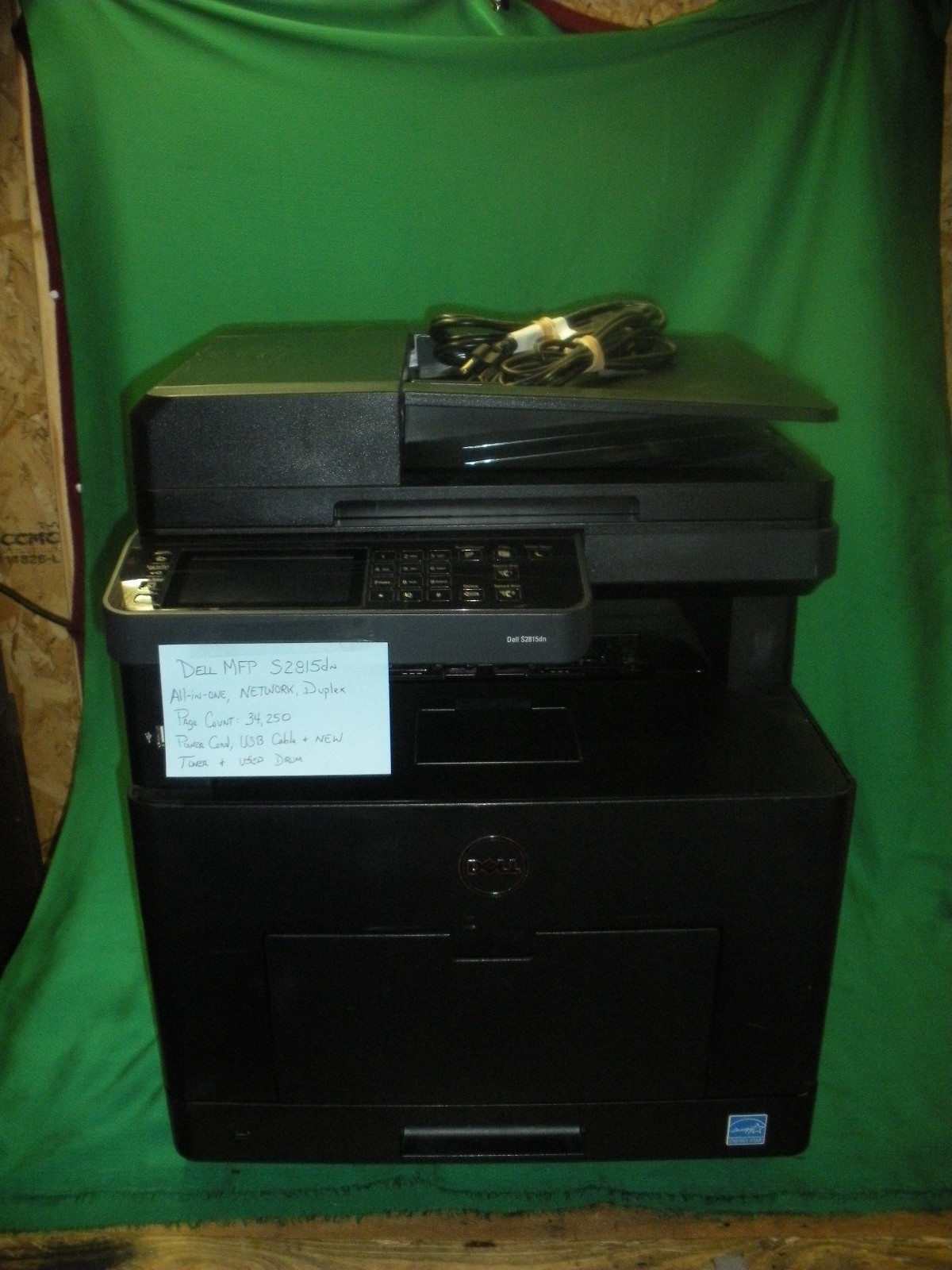 Dell MFP S2815dn All-in-One Duplex Network Printer Pg Count  34,250  w/New toner