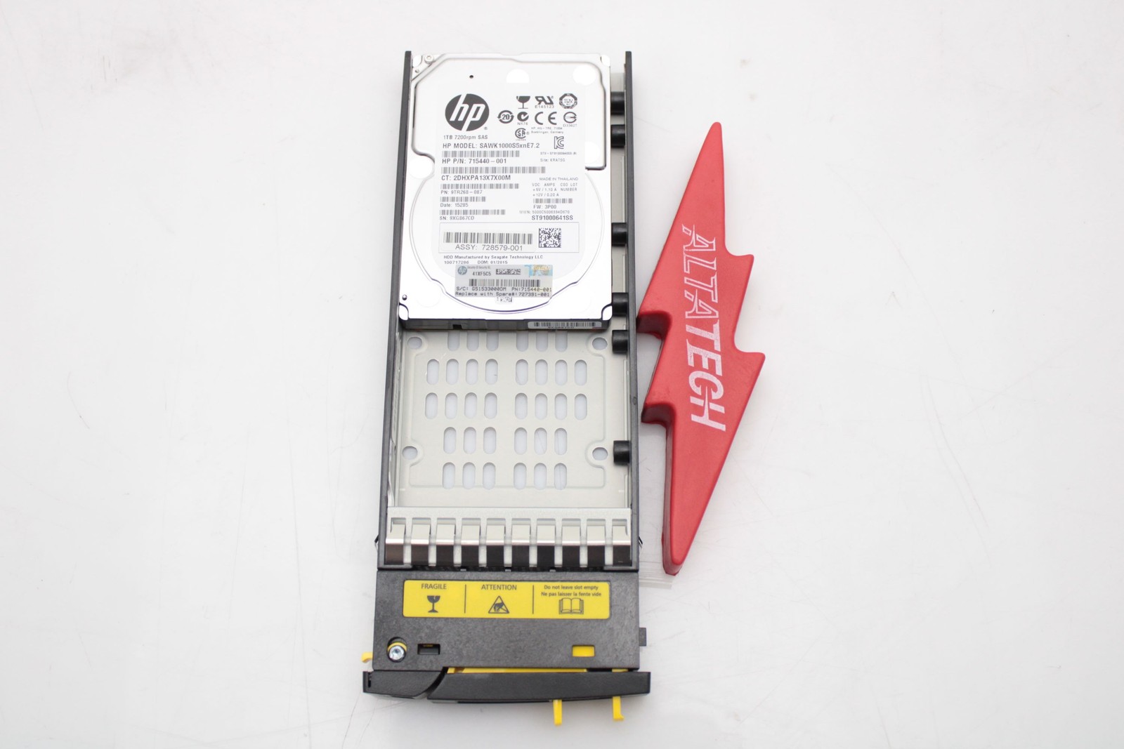 HP 727391-001 1TB 7.2K SAS 2.5 6G SFF SED HDD HARD DISK DRIVE (3PAR)