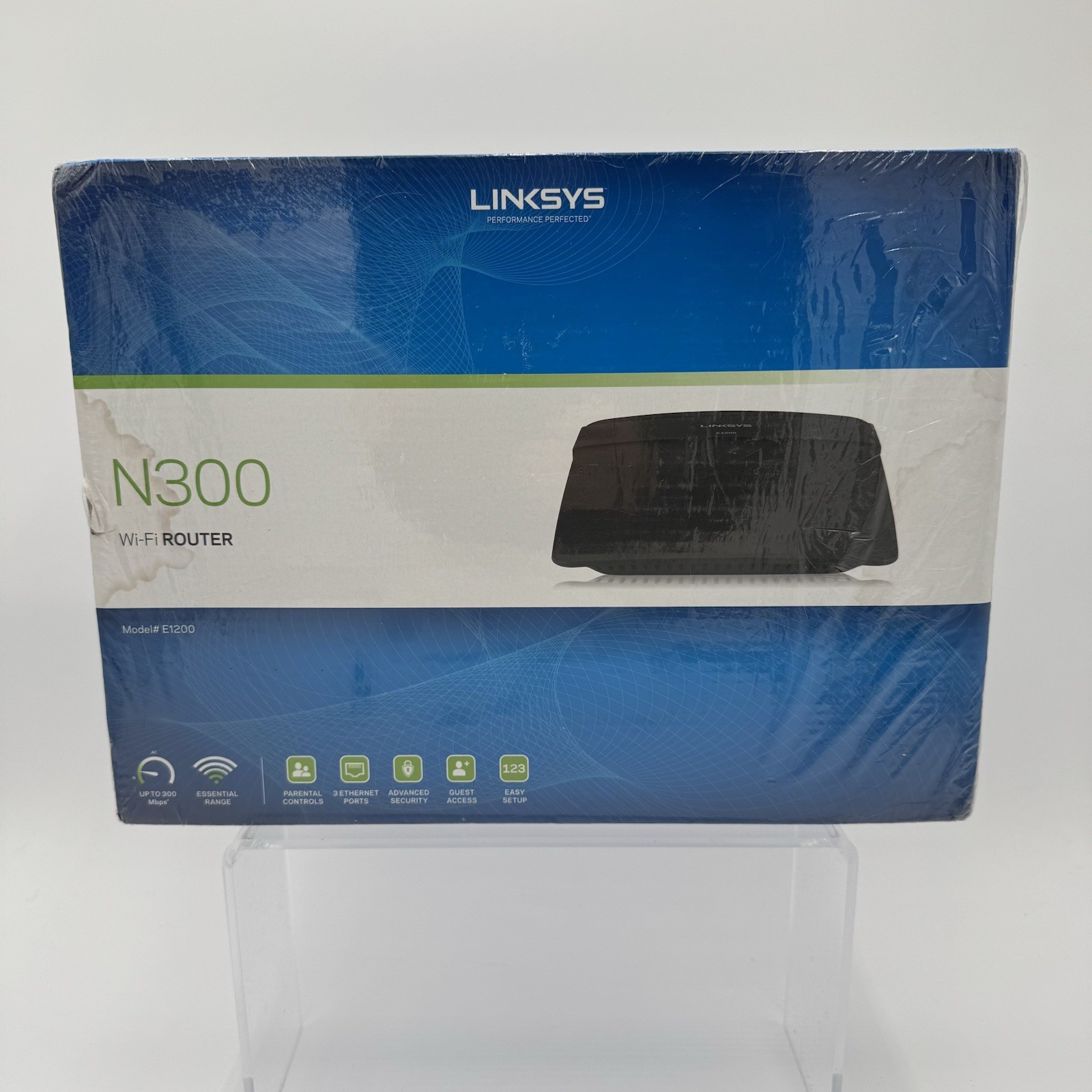 Linksys N300 Wi-Fi Router E1200 Wireless-N 300Mbps 4-Port Ethernet New Sealed