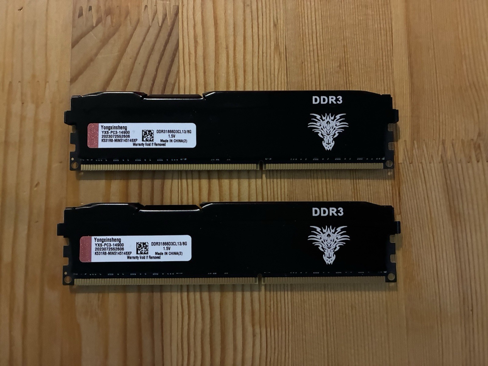 YongxinSheng 16GB(8GB x2) YXS-PC3-14900 DDR31866D3C11/8G RAM K531R8-MINS145146XP