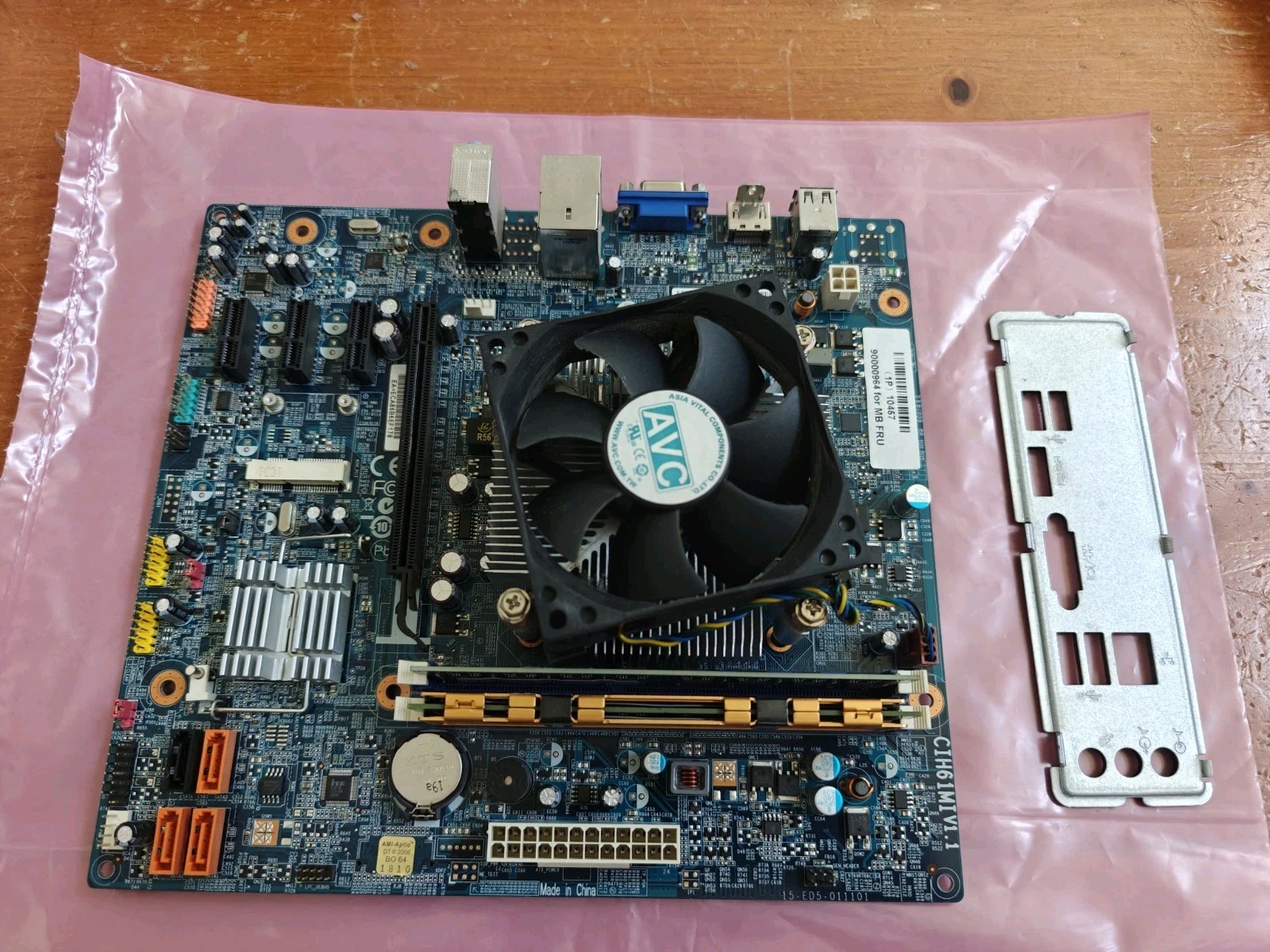 LENOVO CIH61M H61H2-LM3 Intel 1155 Motherboard & CPU - Pentium G645 8GB RAM