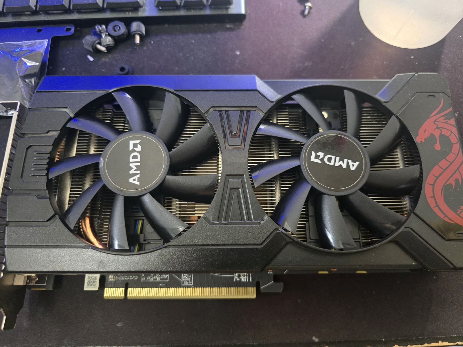 PowerColor AX RX 570 4GBD5-DHD/OC Red Dragon Radeon Graphics Card