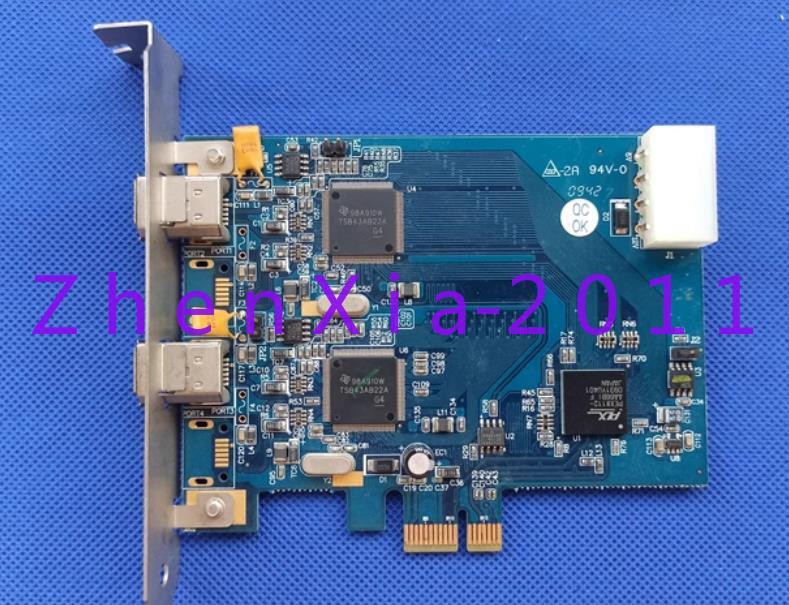 1PC Used IOI FWX2-PCIE10 Industrial camera card