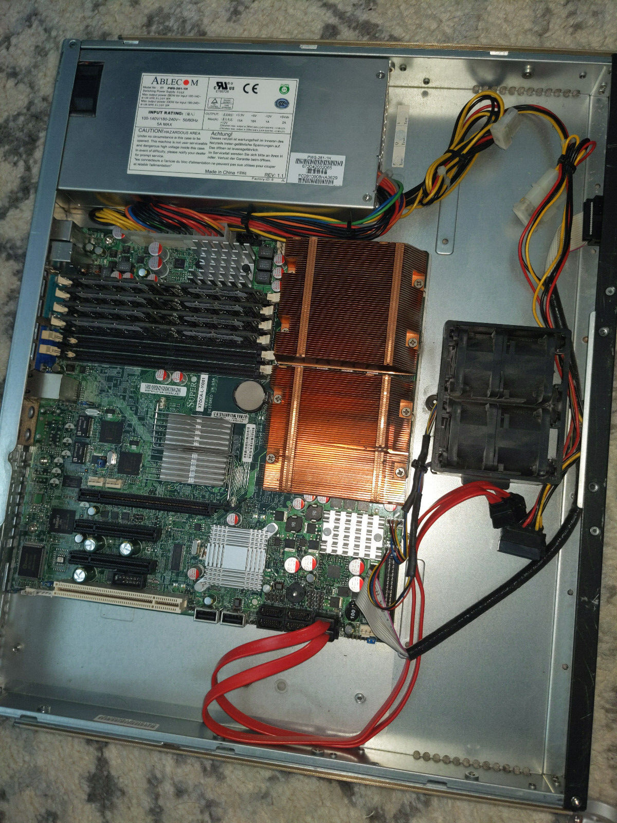 Supermicro Server (Dual LGA 771 CPU's, 16GB DDR2, 1U) 