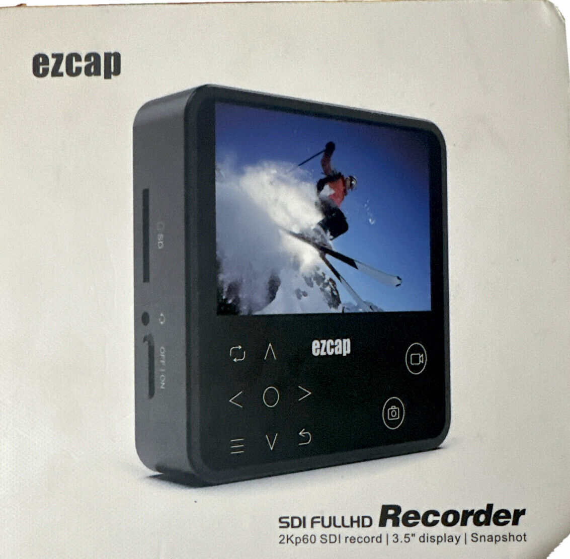 EzCAP275 SDI 1080P60 Recorder 3.5 inch screen to TV or monitor show video