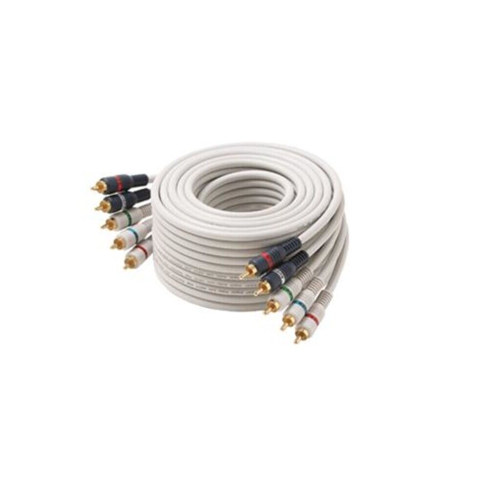 Steren 254-603Iv Ivory Component Video-Audio - 3 ft