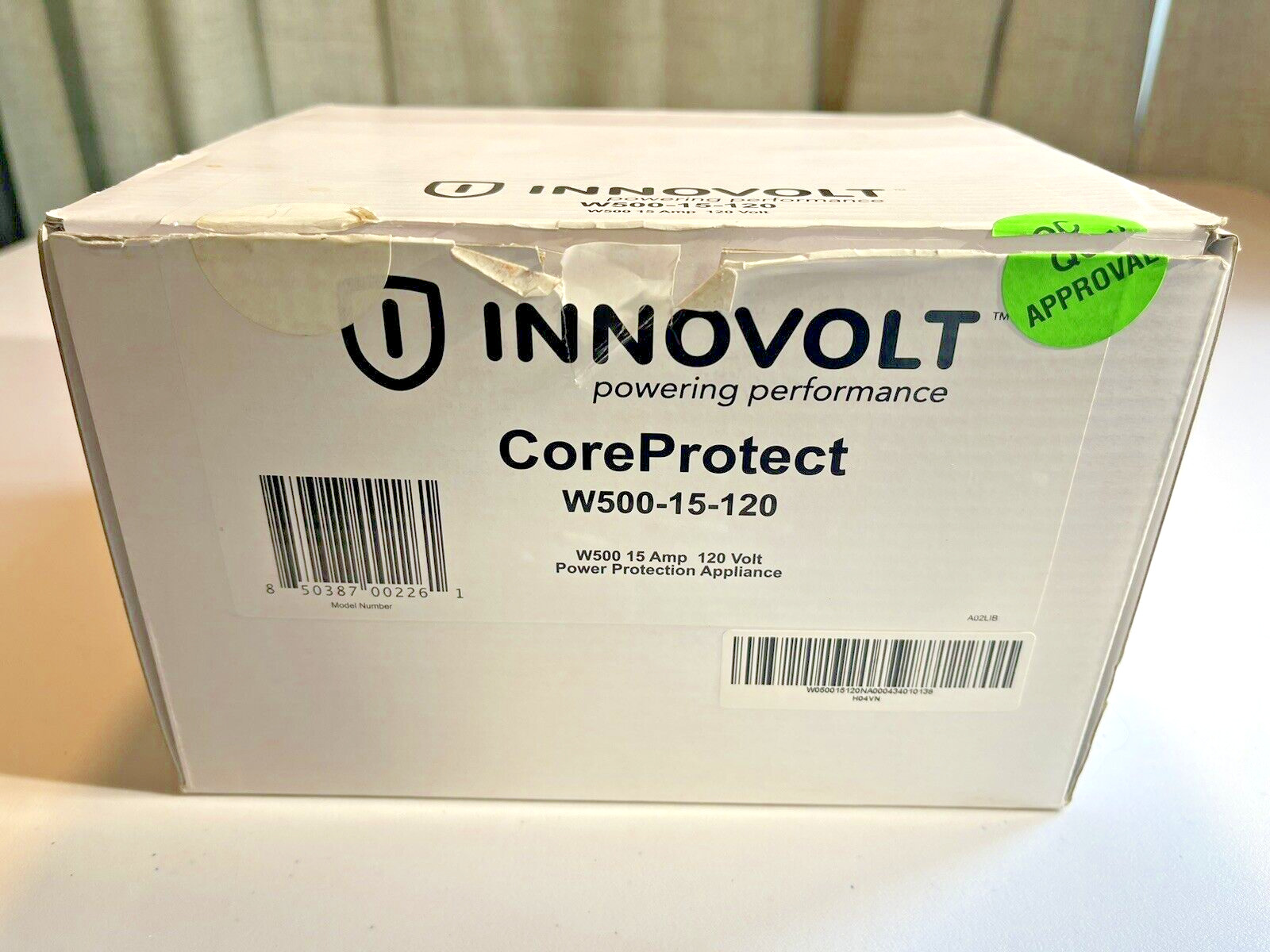 New Innovolt CoreProtect W500-15-120 15 Amp 120 Volt Power Protection Appliance