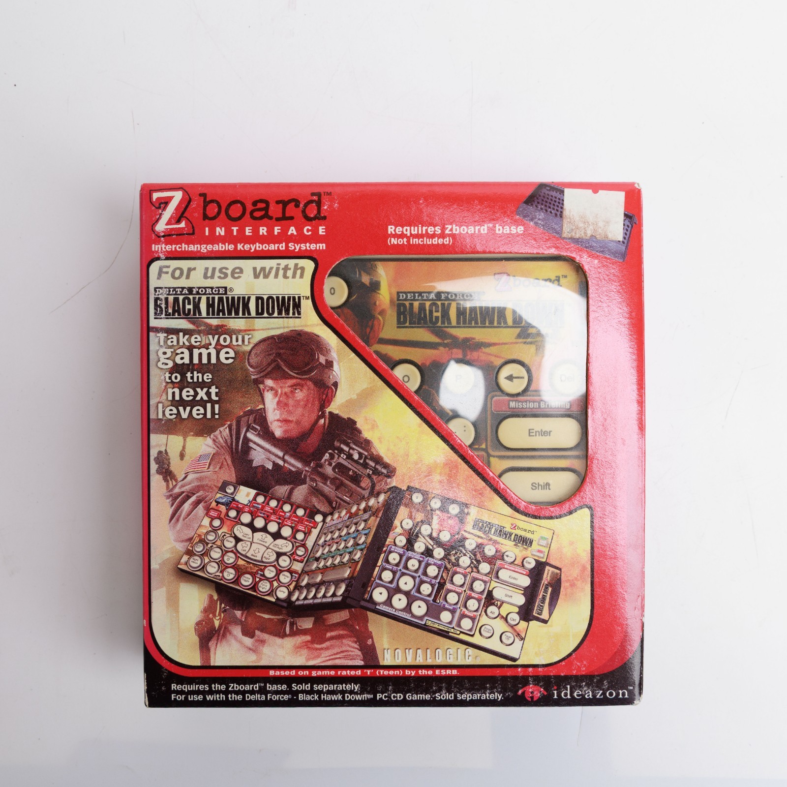Vintage Black Hawk Down Zboard Keyboard Overlay Sealed