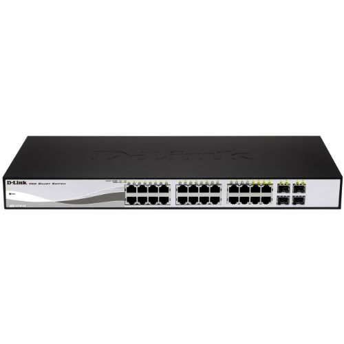 Dlink DGS121028P 28 Port PoE Gigabit Smart Switch w/ 4 SFP Ports