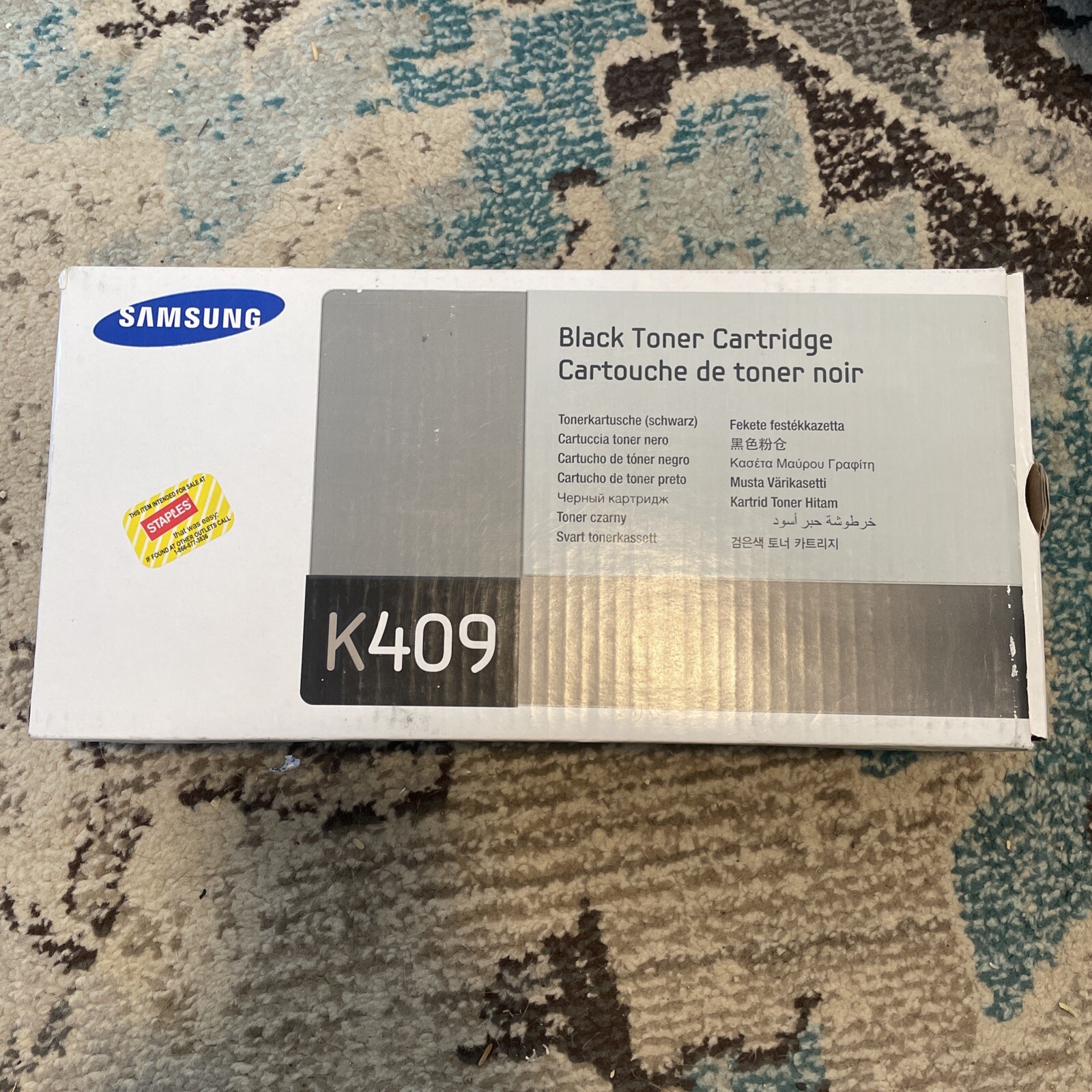 SAMSUNG K409 Black Toner Cartridge CLT-K409S Sealed 