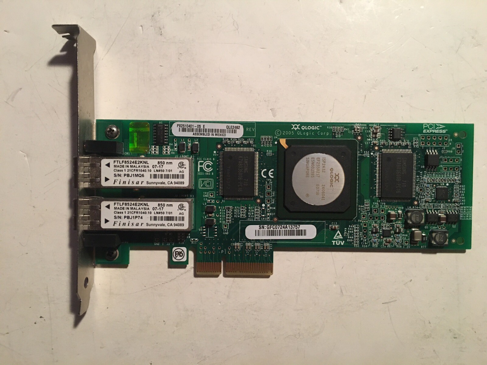 QLOGIC PX2510401-05 E, QLE2462 PCI EXPRESS