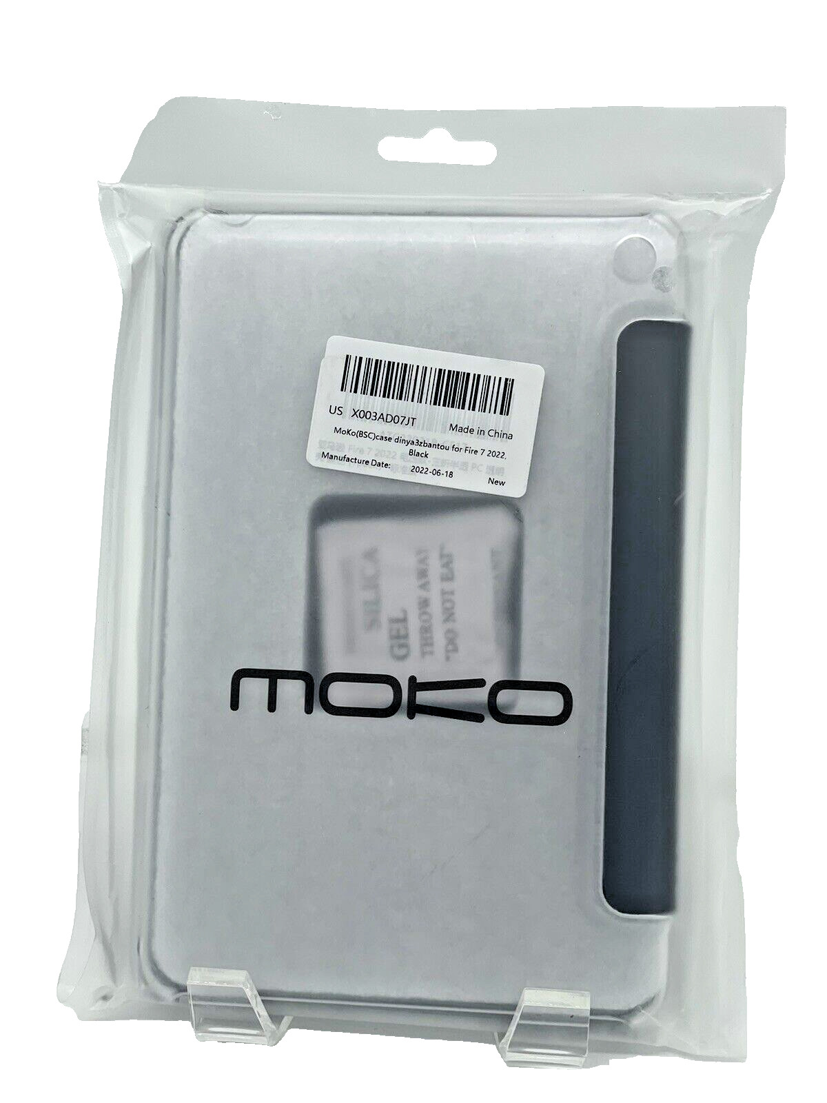 Moko Case for Amazon Fire 7 New Black Made In 2022 China X003AD07JT