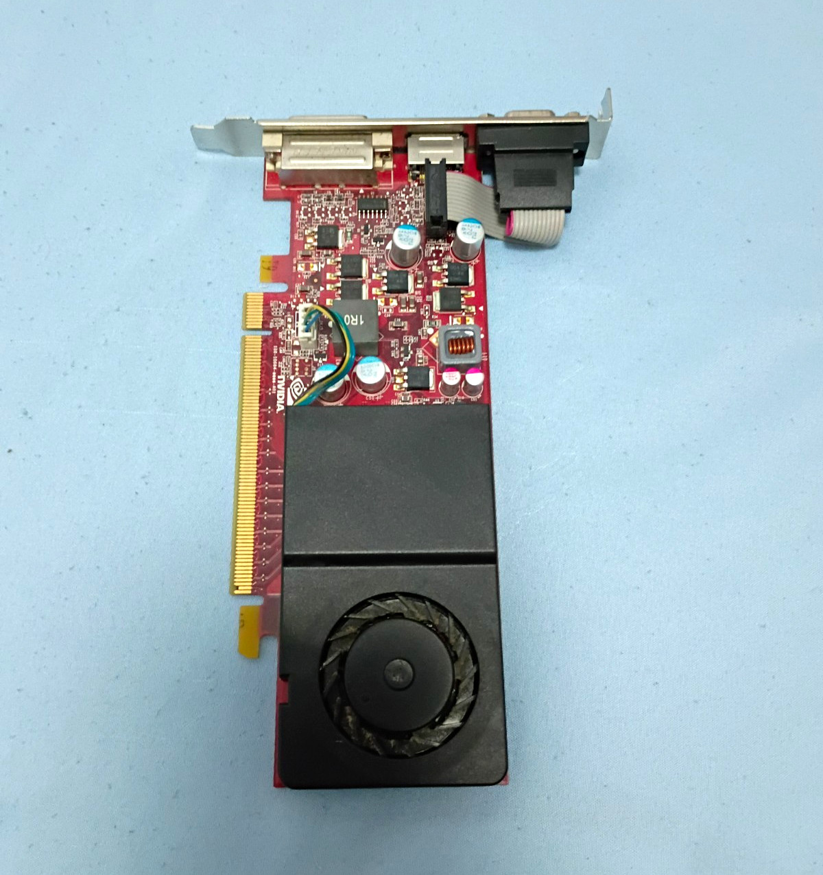 HP NVIDIA PCIe x16 Low Profile SFF Graphics Card Fan, HDMI DVI VGA