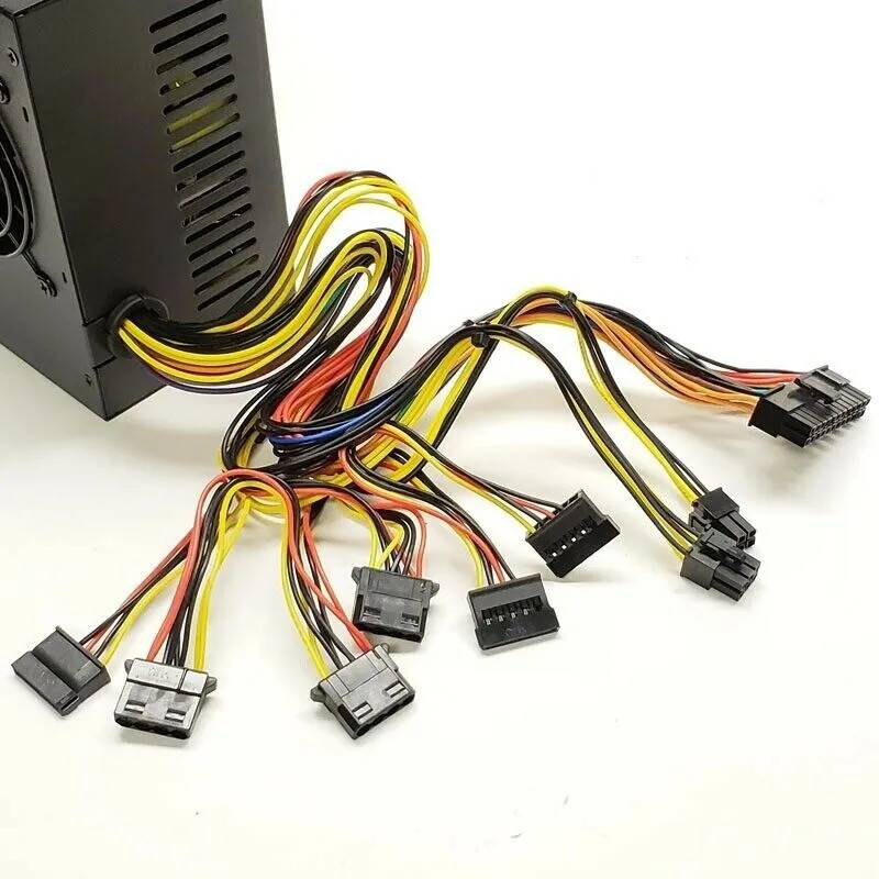 Brand NEW PoWork Dual-Fan 600w Max ATX Power Supply SATA, 20+4-pin, 6-Pin