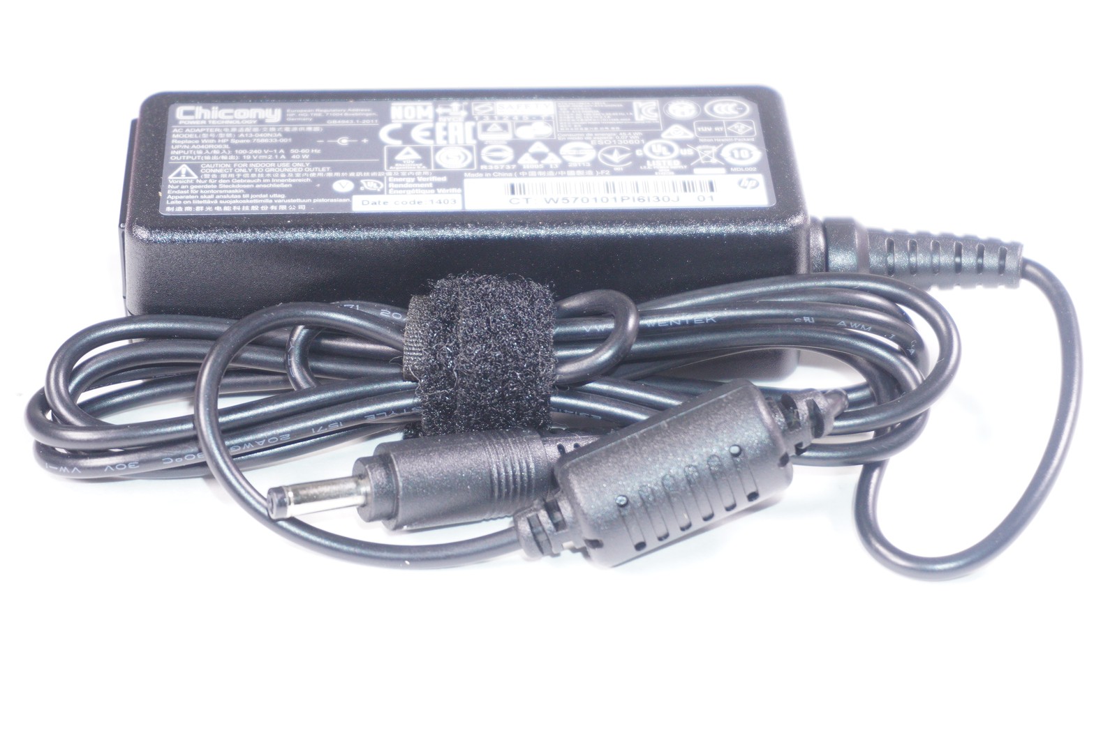 758633-001 Hp 40W 19V 2.1A Ac Adapter