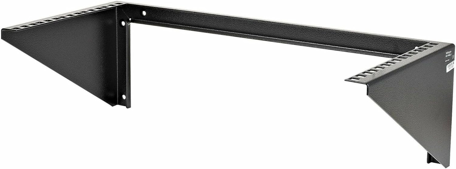 5U Vertical Wall Mount Rack - 19In Low Profile Open Wall Mounting Bracket - Netw