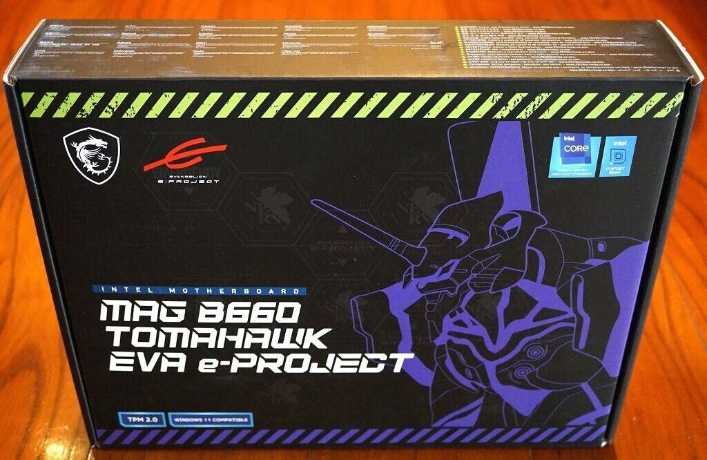 MSI MAG B660 Tomahawk EVA e-Project DDR5 LGA 1700 Limited Edition Evangelion New
