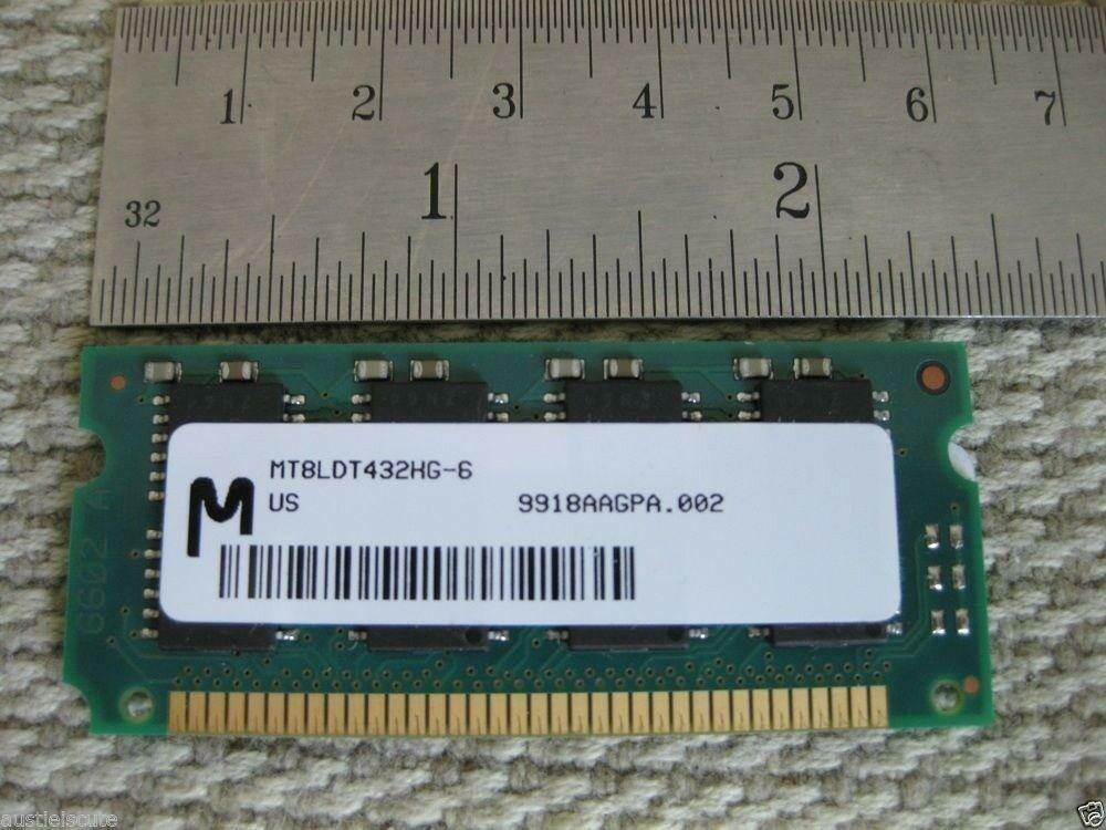 16MB 72-pin 60ns 3.3v 72pin SODIMM MT8LDT432HG-6 FPM Micron