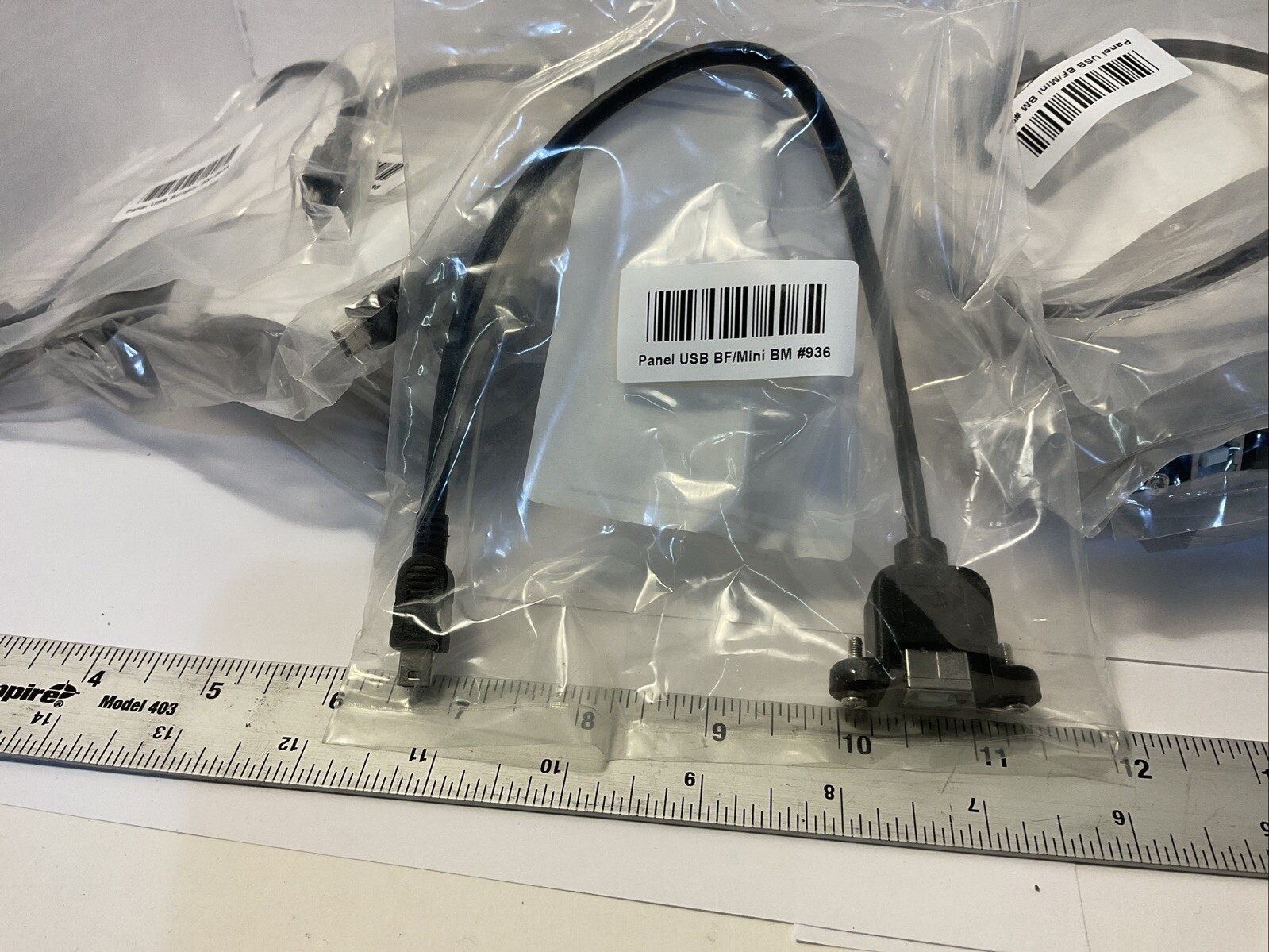 Panel USB BF/Mini BM 936 Lot Of 15 New Cables
