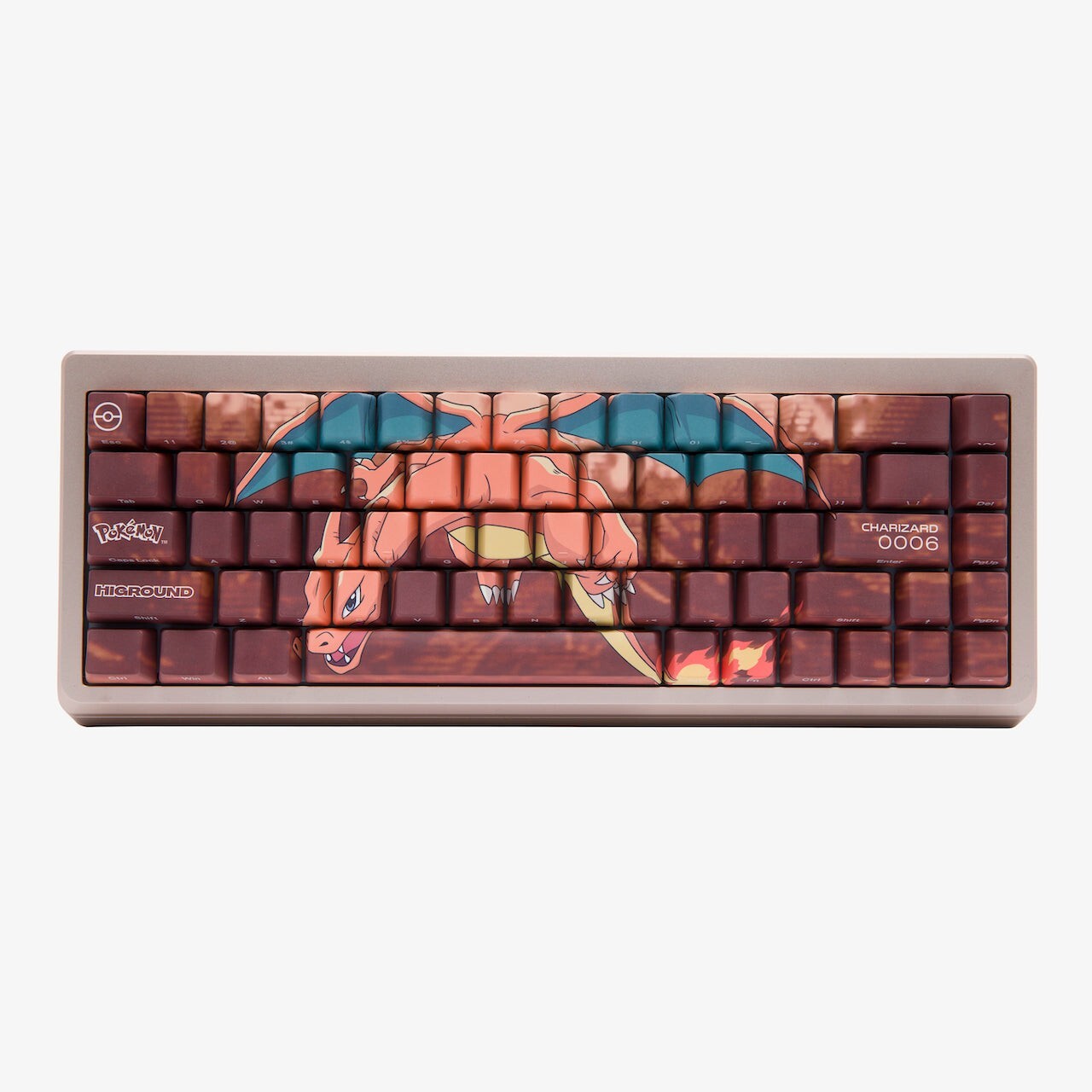 Pokemon + Higround Summit 65 Mechanical Gaming PC Keyboard 2.0 Charizard HG