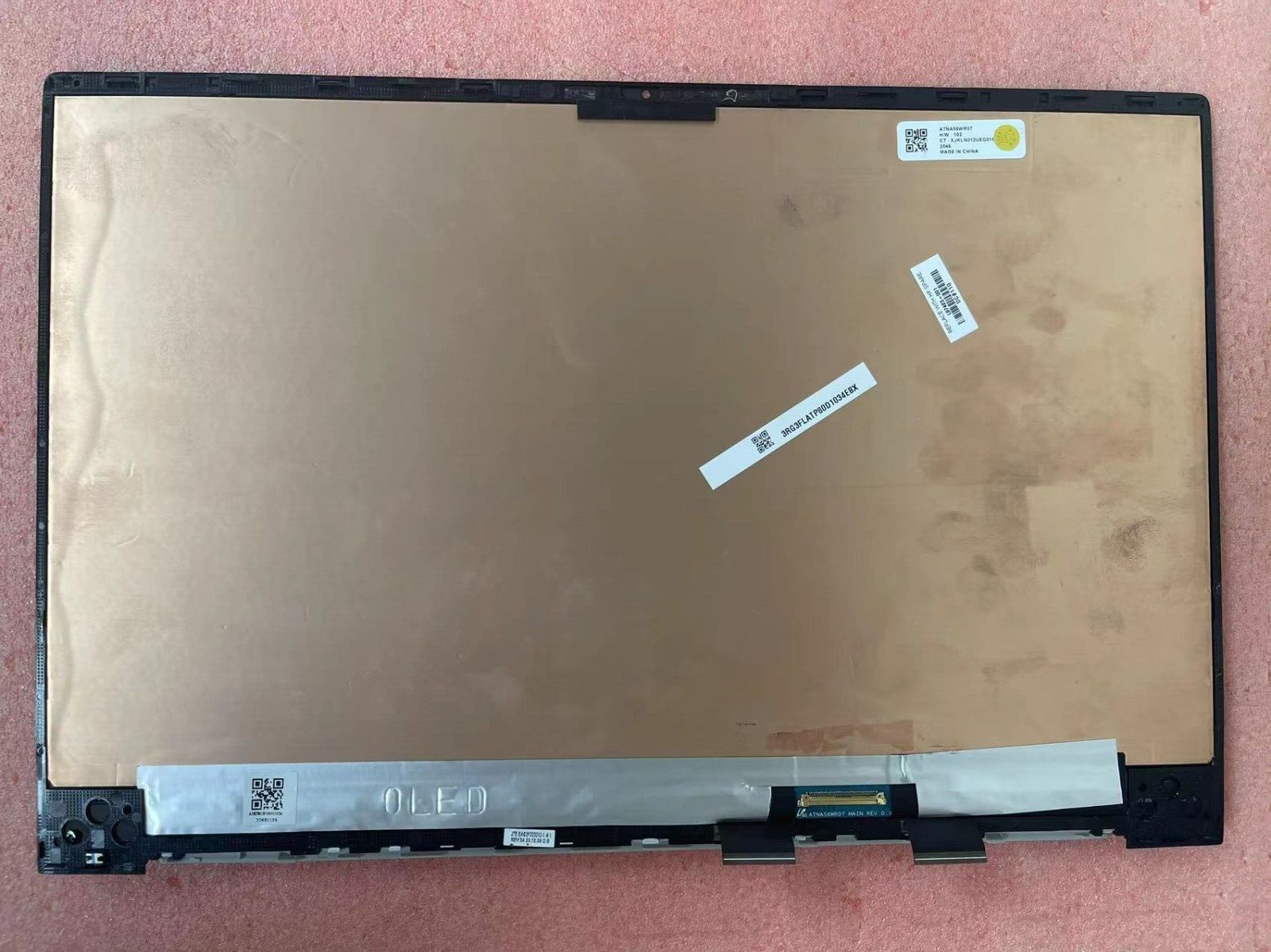 ATNA56WR07 with touch AM-OLED 3840*2160  Glossy  For HP Envy  Laptop 15 EP