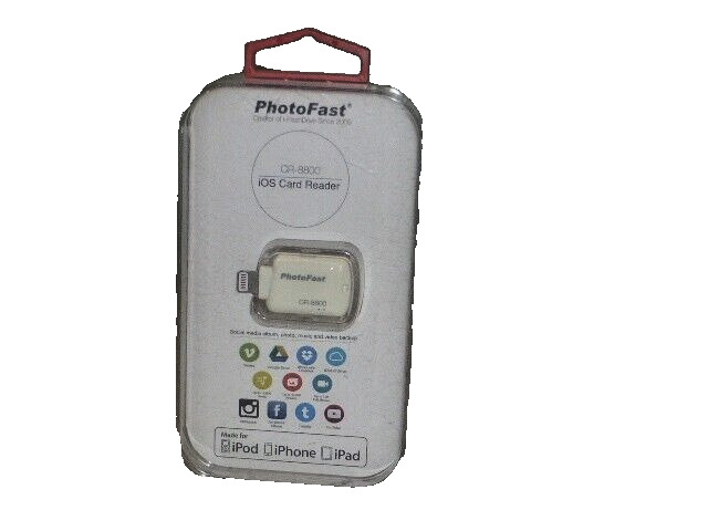 Gigastone PhotoFast CR-8800 IOS Card Reader Made for Apple iPod/iPhone/iPad NEW