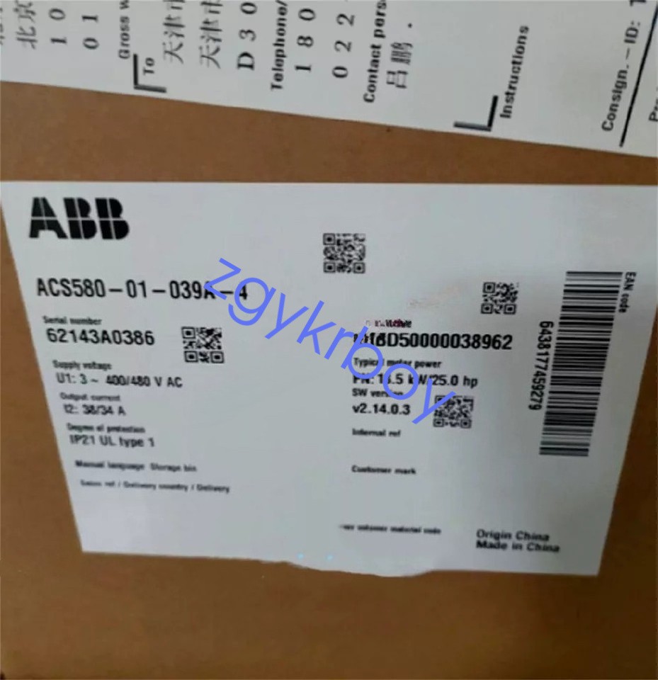 ACH580-01-039A-4 ABB Frequency Converter New Original