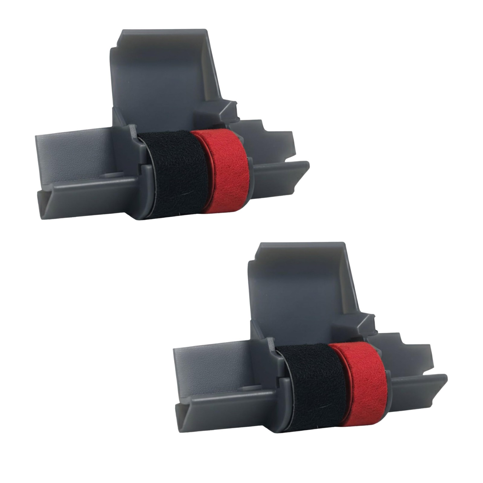 IR-40T x [2 Pack] IR40T Black and Red Ink Roller Ribbon Cartridge Replacement Co