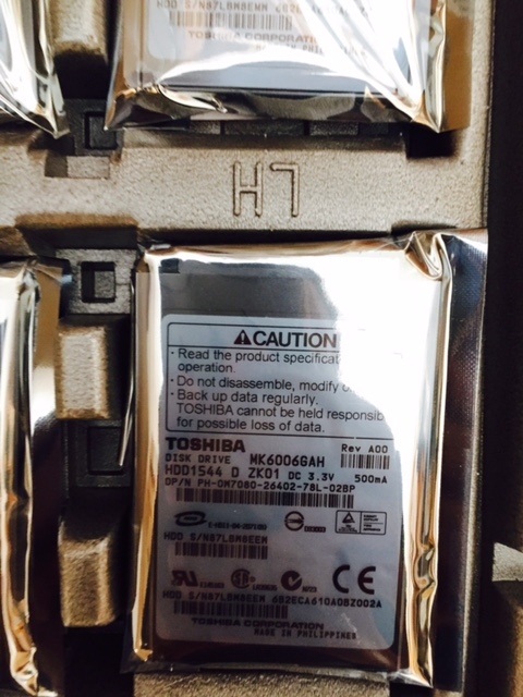 *New* Toshiba MK6006GAH  60 GB,Internal,4200 RPM,1.8" (HDD1544) HDD