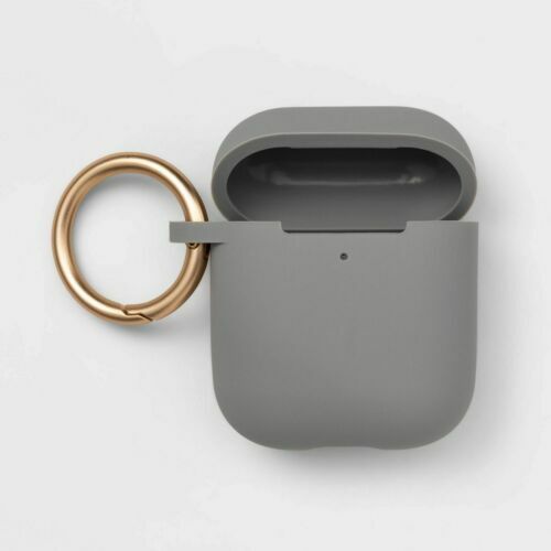 heyday™ Airpod Silicone Case with Clip - Space Blue, Shadow Gray, or Lime Green