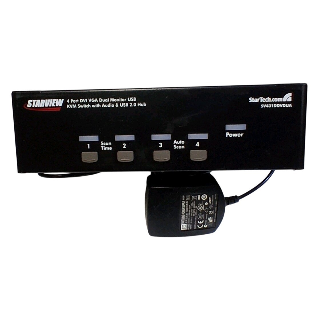 StarTech StarView 4 Port DVI VGA Dual Monitor USB KVM Switch SV431DDVDUA READ