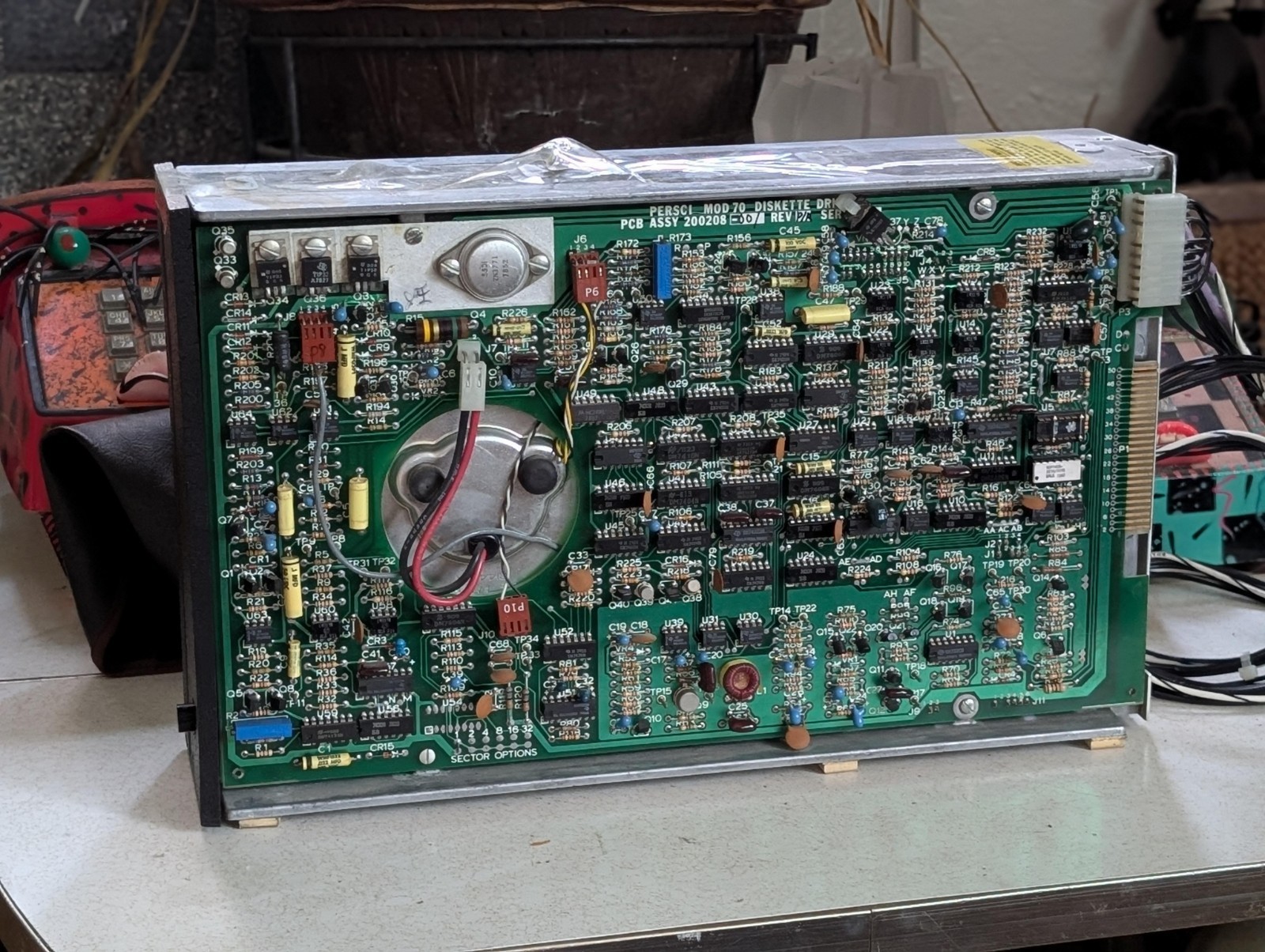 Rare 1977 PerSci Model 70  8-inch Floppy Drive   1970s Tech IC