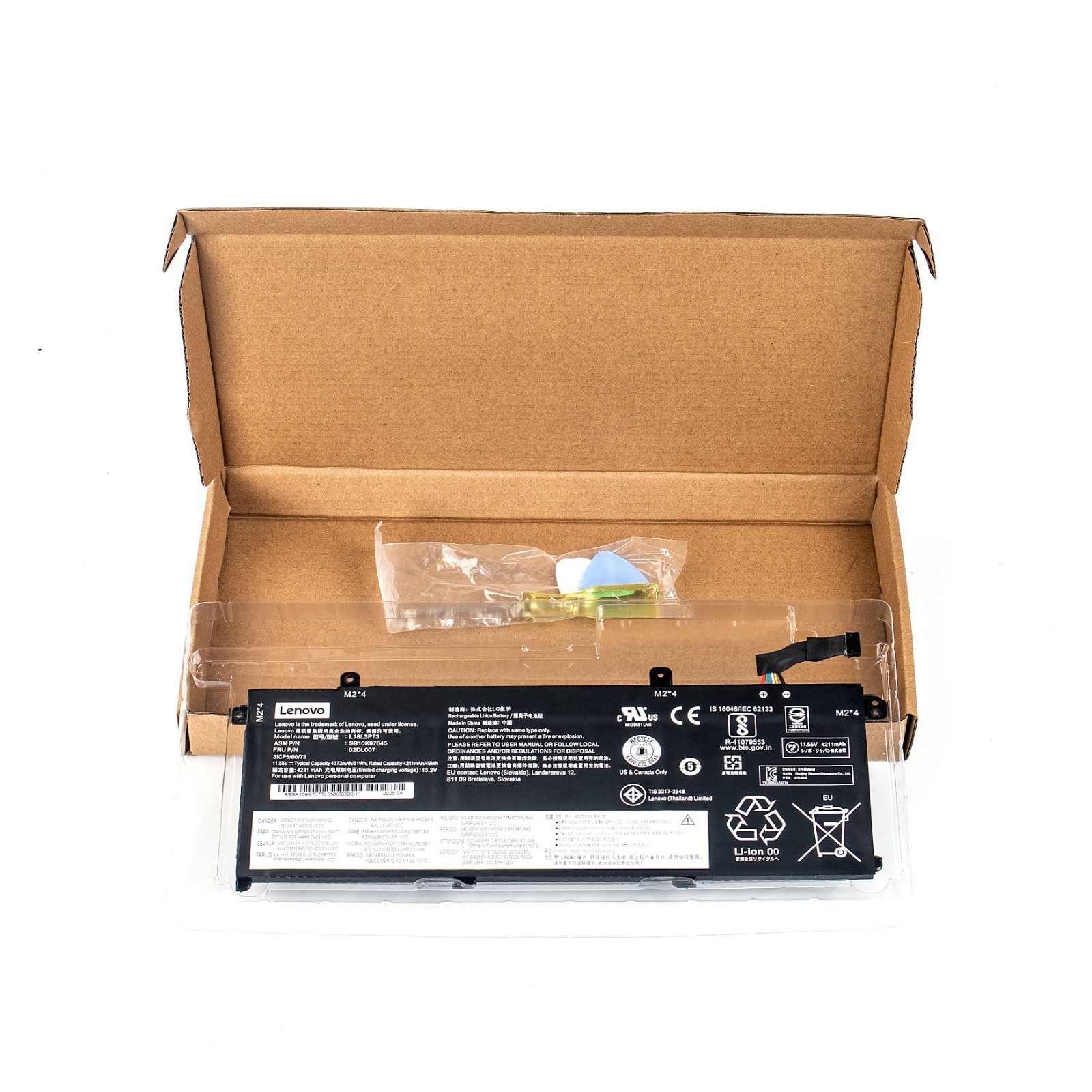Genuine OEM 51Wh L18L3P73 L18M3P73 Battery for Lenovo ThinkPad T490 T495 P43S US