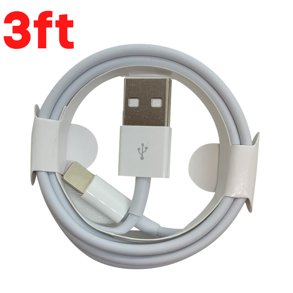 1/3-Pack USB Fast Charger Cable For iPhone 14 13 12 11 8 7 6 Charging Cord 3/6FT