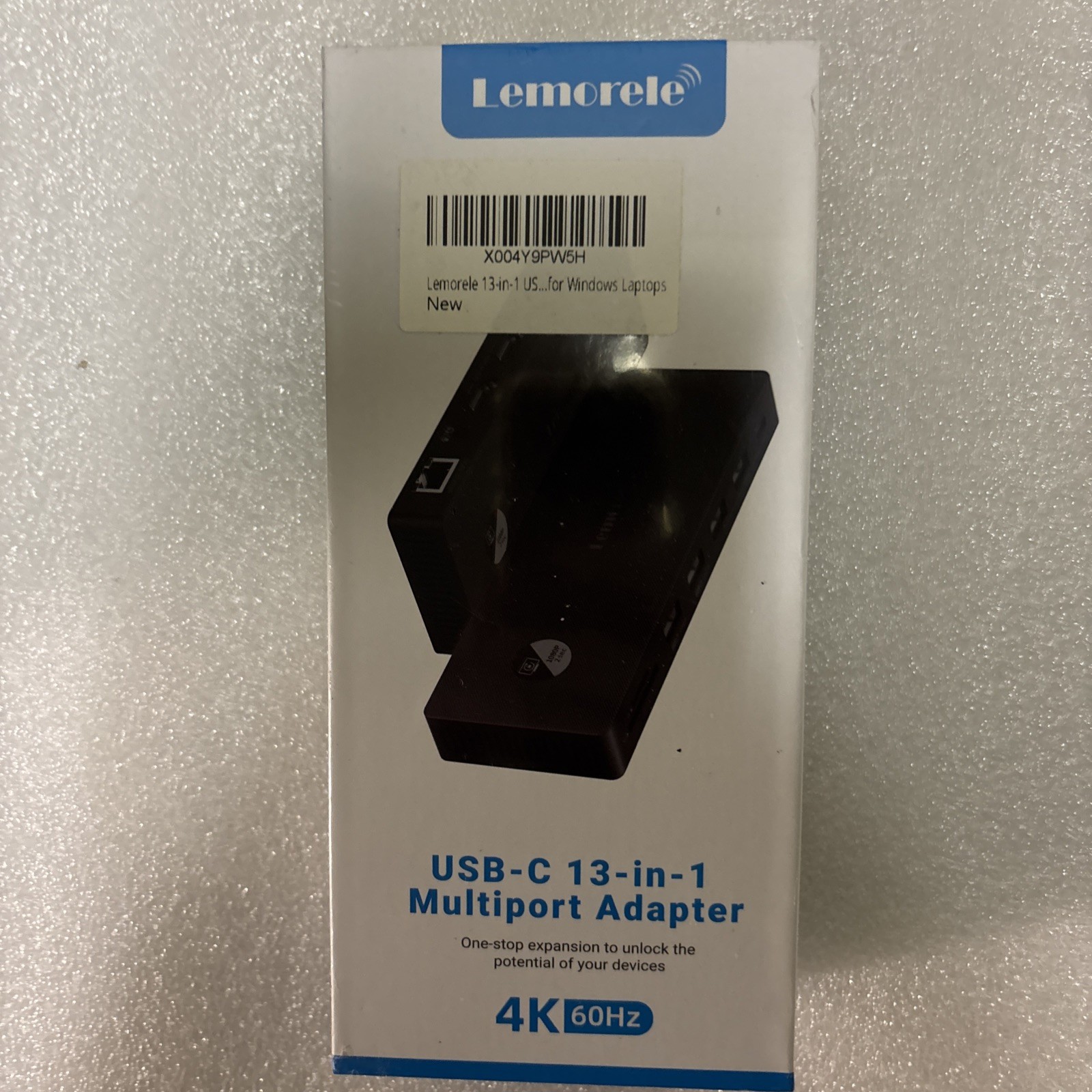 Lemorele TC500 13-in-1 USB-C Docking Station 4K 60Hz HDMI DP 100W PD Ethernet