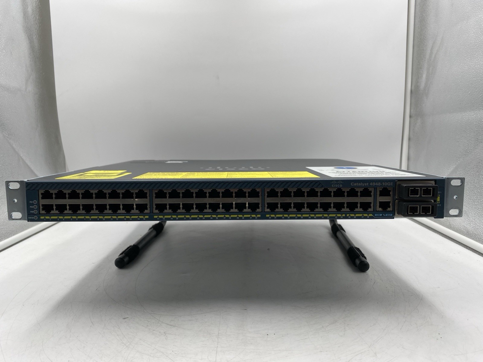 Cisco Catalyst WS-C4948-10GE 48-Port 10GbE Enterprise Switch w/2x XR-10GB-SR