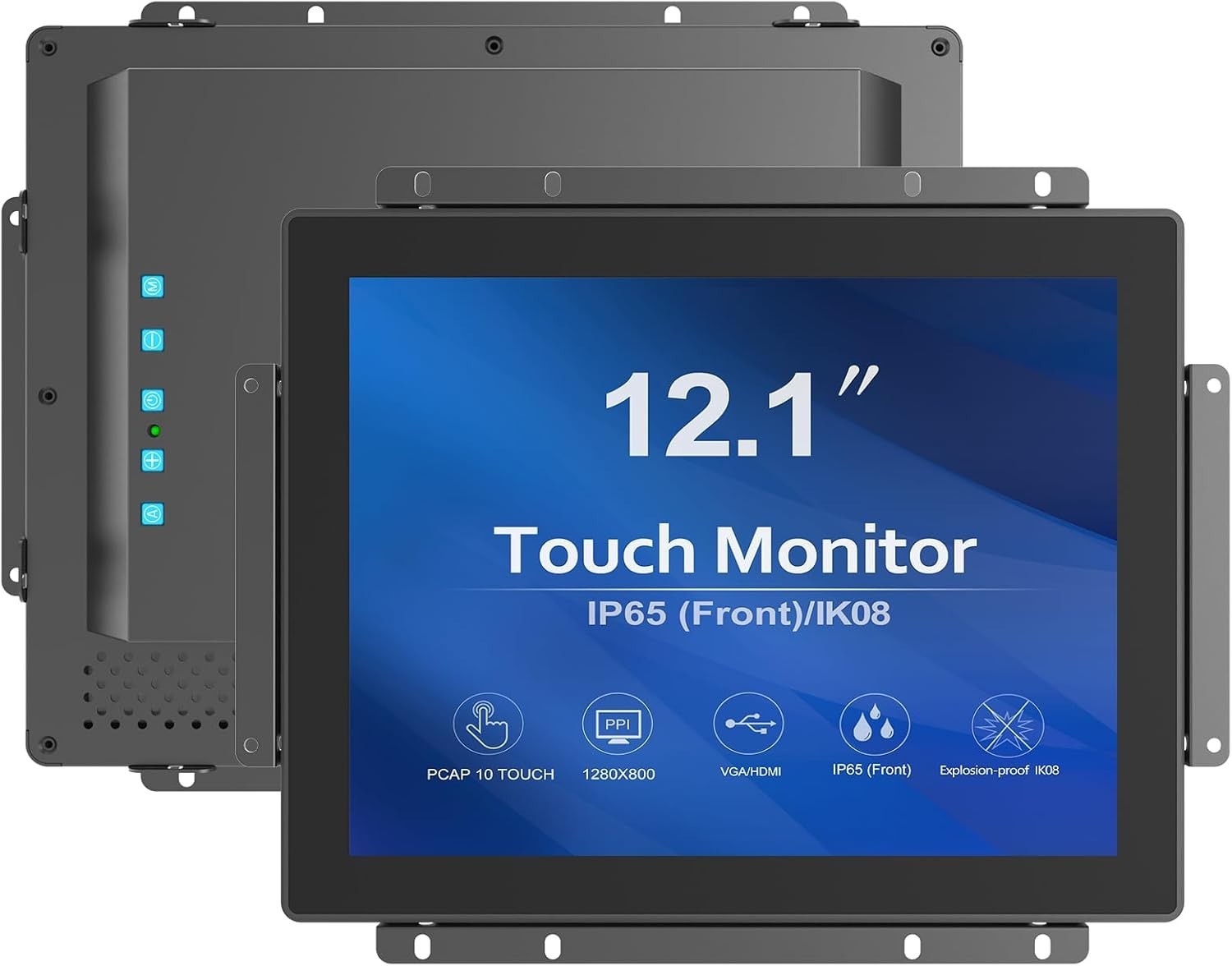 GreenTouch 12.1 Inch 1000 Nits Readable Multi Touch Open Touch Screen Monitor