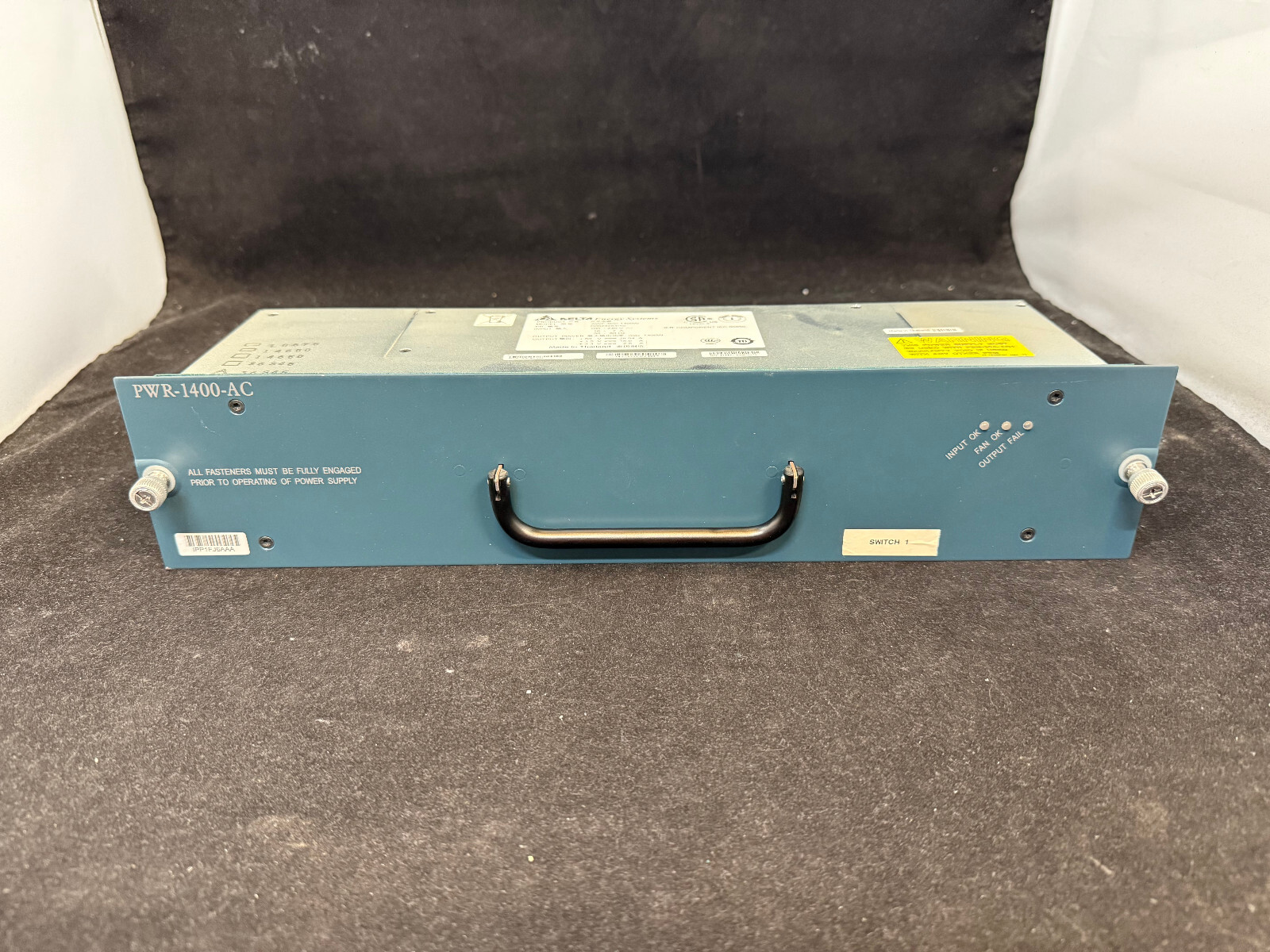 *Test Lab Unit* Cisco PWR-1400-AC / Delta  AWF 3DC 1400W D0023284/10 for 6503-E