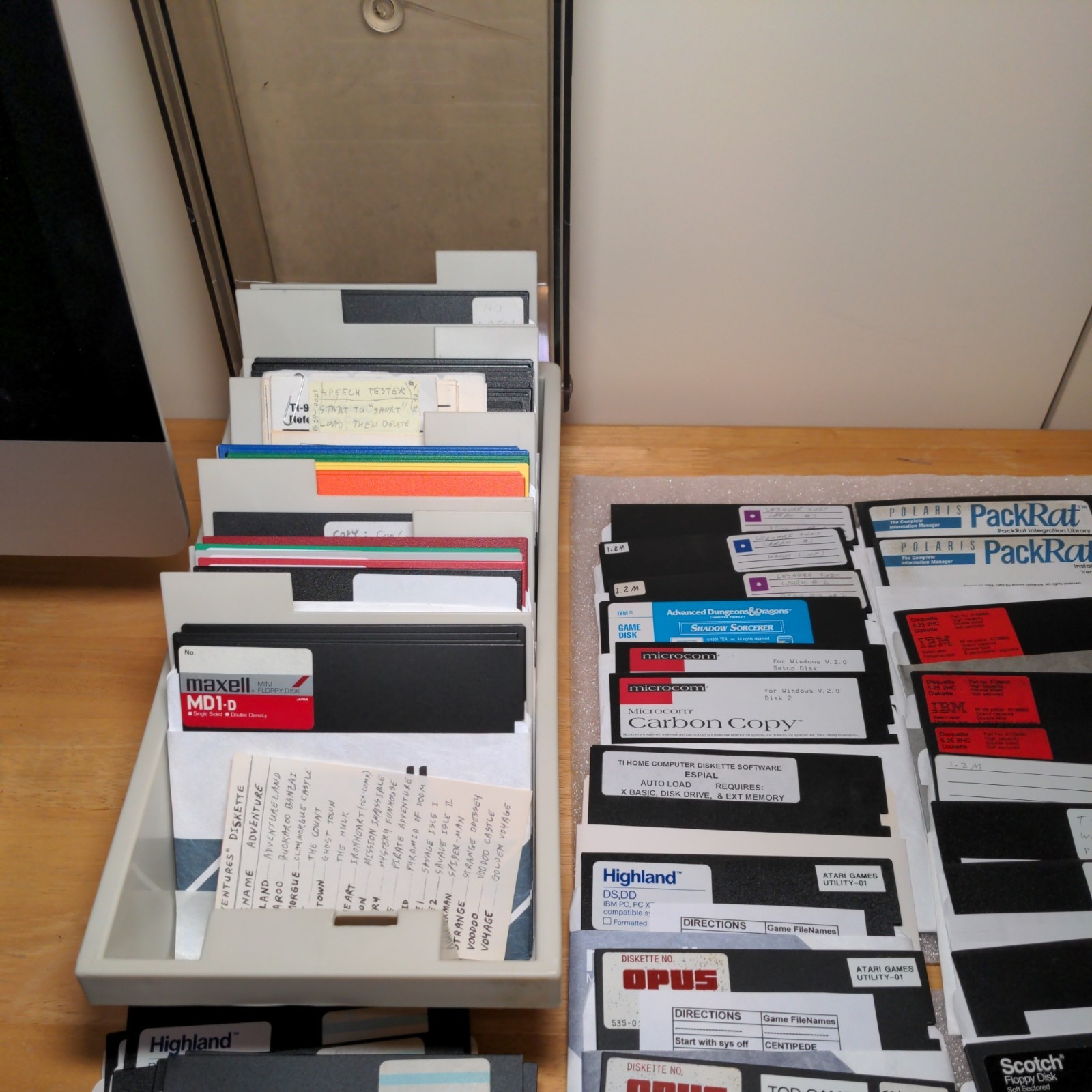 Vintage 5.25 -Inch Floppy Disk Lot of 80 + – Mixed Brands – As Is / Untested