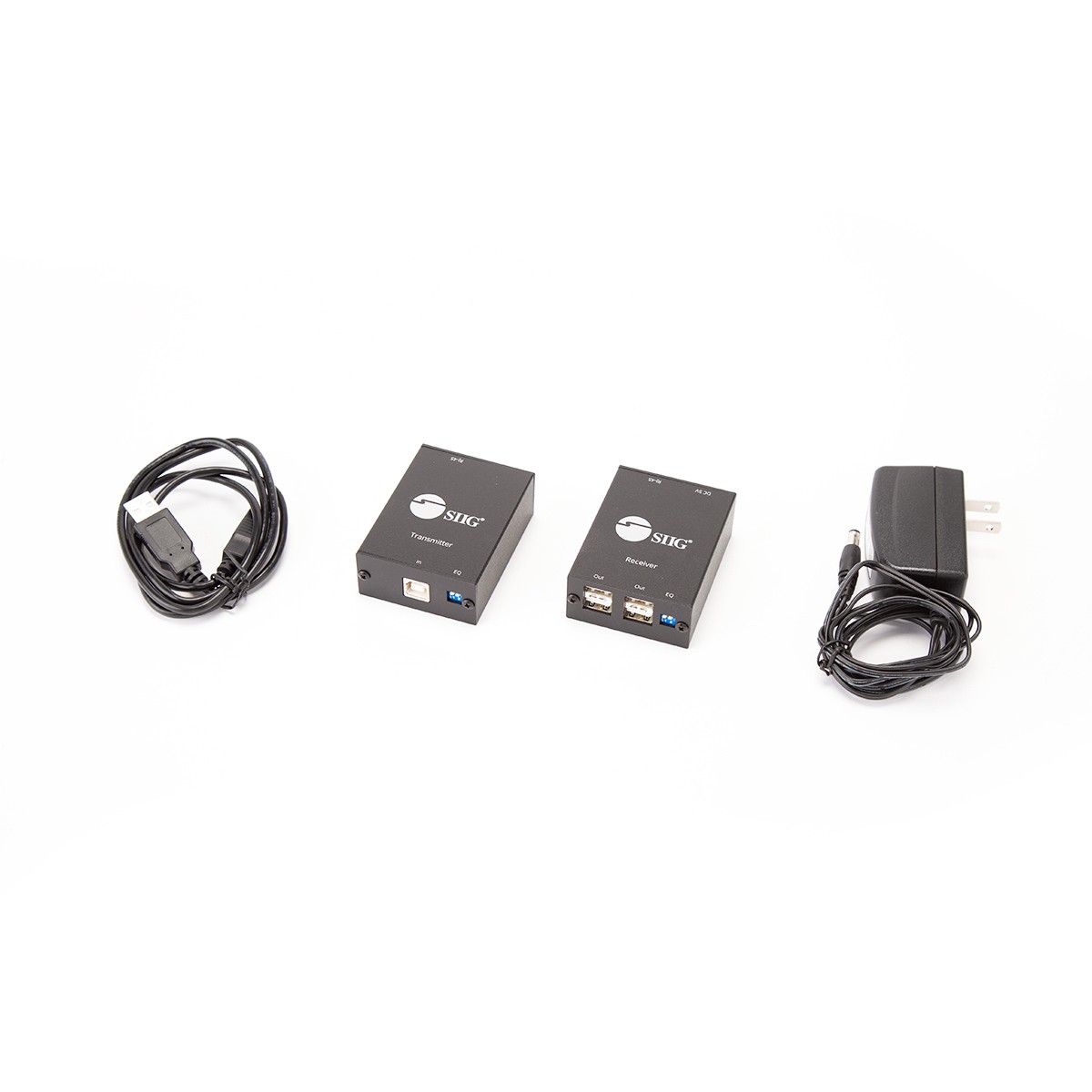 SIIG 4-Port USB 2.0 Extender JU-EX0311-S1 Brown Box - SKU#1971729