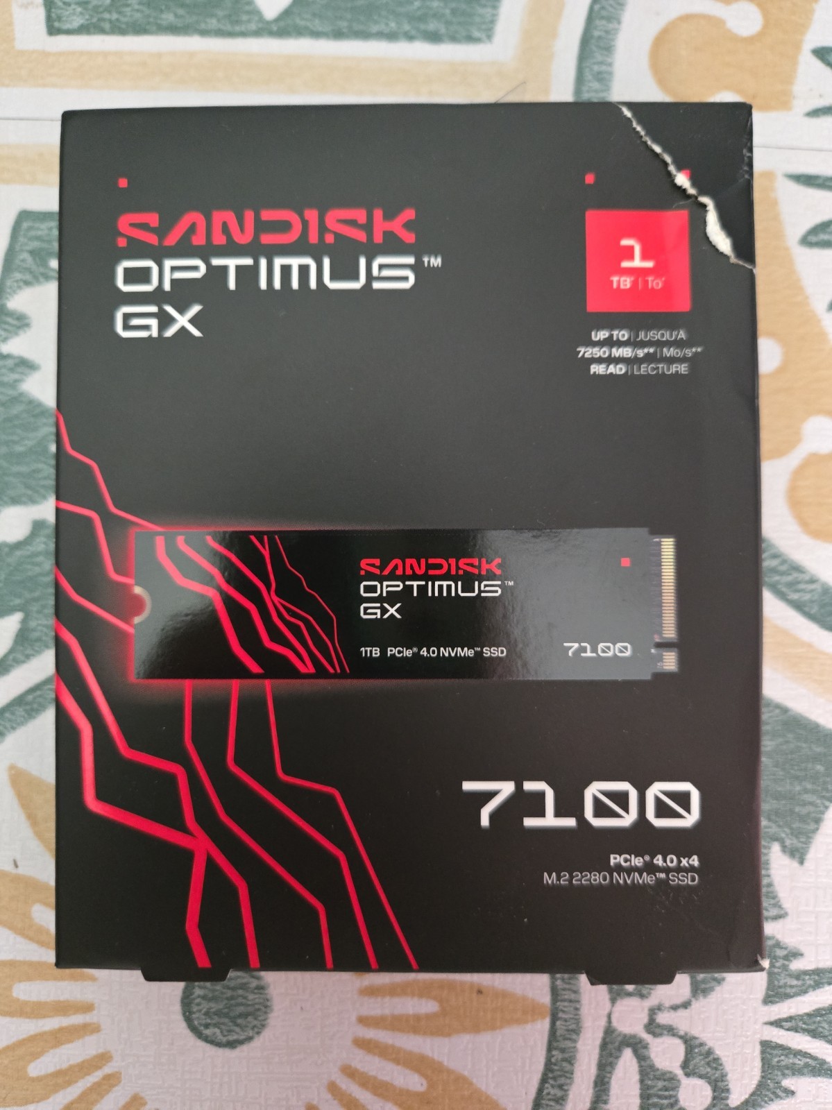 Sandisk Optimus GX 7100 1TB PCIe 4.0 x4 M.2 2280 NVMe SSD - NEW