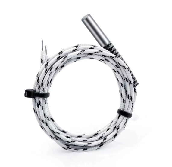 620mm 50W Cartridge Heater 350℃ Single Head Heating Tube 12V 24V White Cable