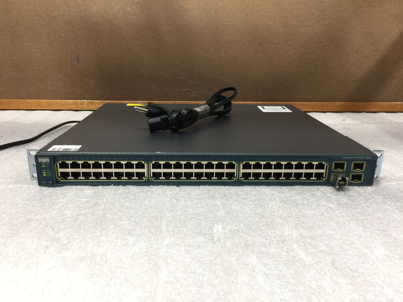 Cisco Catalyst 3560G 48 Port GB WS-C3560G-48TS-S V06 Ethernet Switch --TESTED
