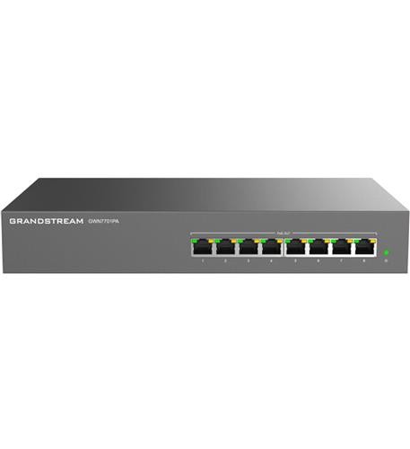 Grandstream GS-GWN7701PA Unmanaged Network Switch 8x Gigabit PoE Ports