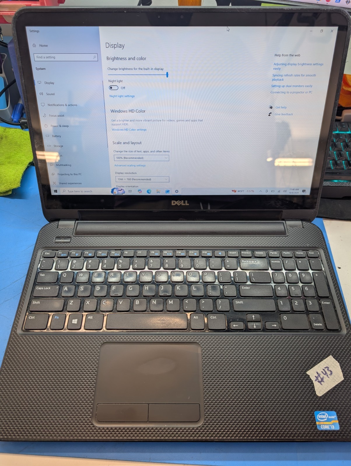 Dell Inspiron 15 3521 15.6" Intel i3-3217U | 16GB RAM | 500GB HDD | Win 10