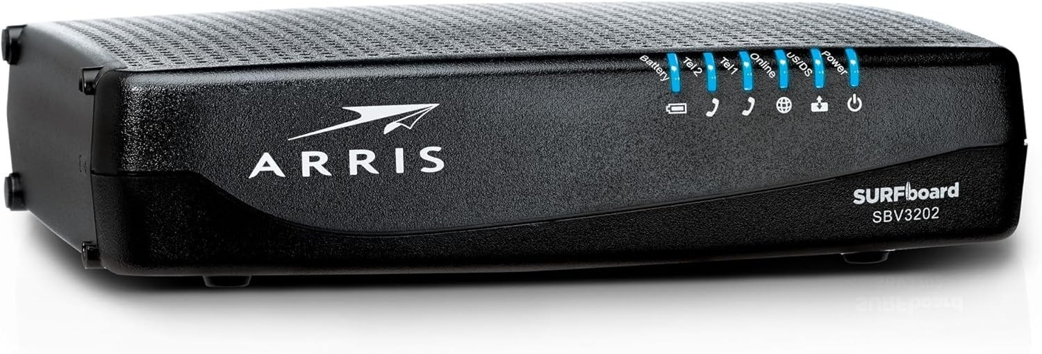 ARRIS SURFboard SBV3202 DOCSIS 3.0 Cable Modem Comcast Xfinity Spectrum Voice Da