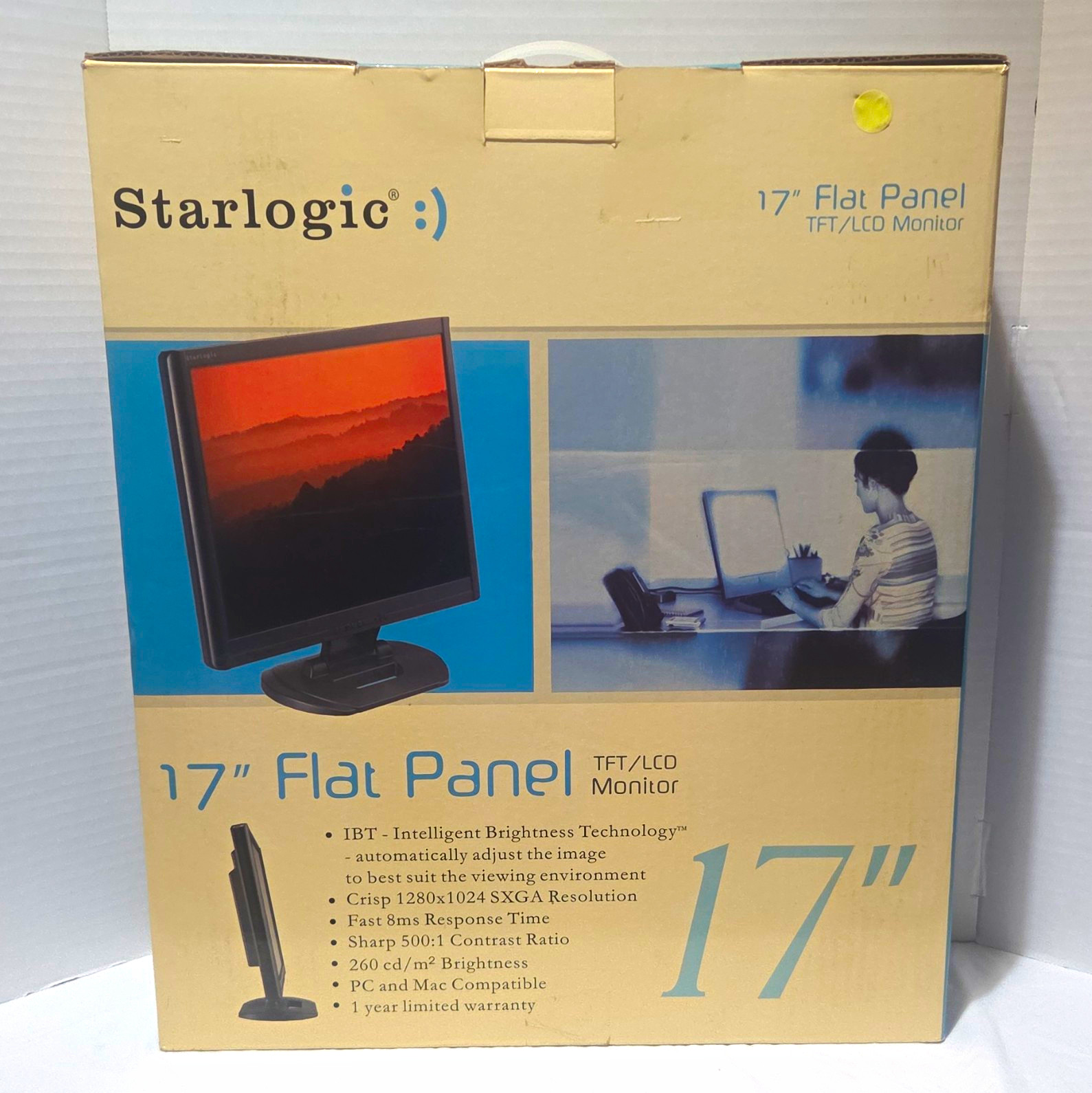 Starlogic 17in Flat Panel TFT/LCD Monitor 1280x1024 8ms 500:1 260cd/m²