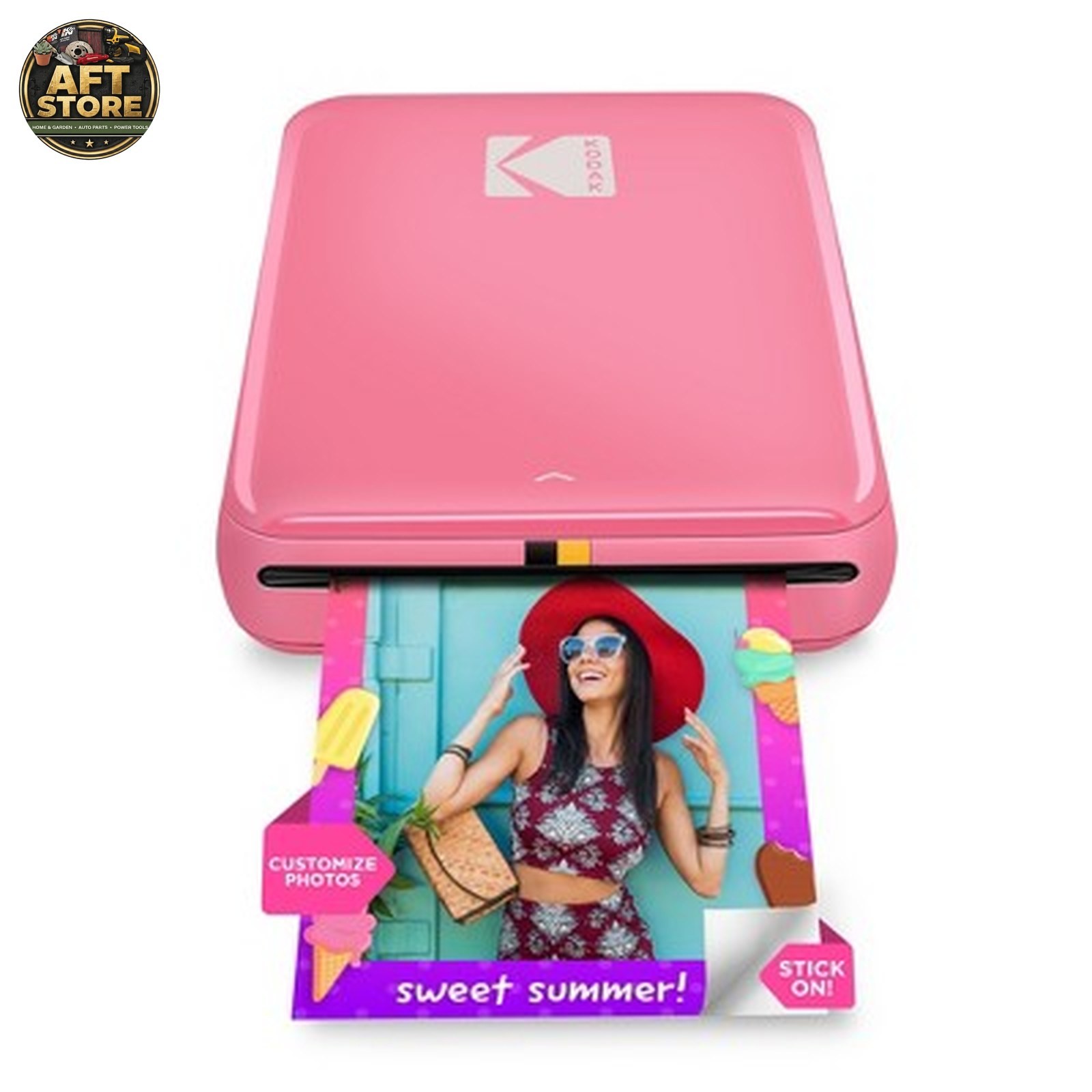 Kodak Step Mobile Instant Photo Printer - Pink